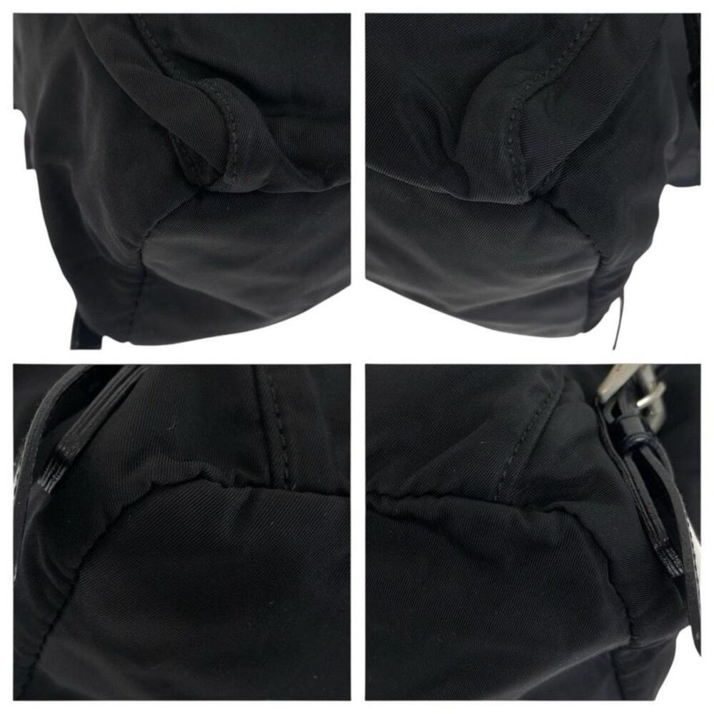 Pre Loved Prada Nylon Drawstring Backpack Women B… - image 3